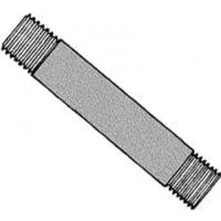 Wisconsin Nipple & Fitting 1X30 Black Nipple 1" X 30"