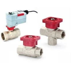 Siral B211B Siral USA 2-Way 0.5" Characterized Control Ball Valves Model B211B Cv= 1.9 Brass Ball And Trim